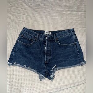 Agolde Vintage Blue Jean Shorts